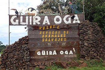 Güirá Oga, refugio de animales silvestres en Iguazú