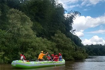 Paseo Ecológico en gomón por el Río Iguazú